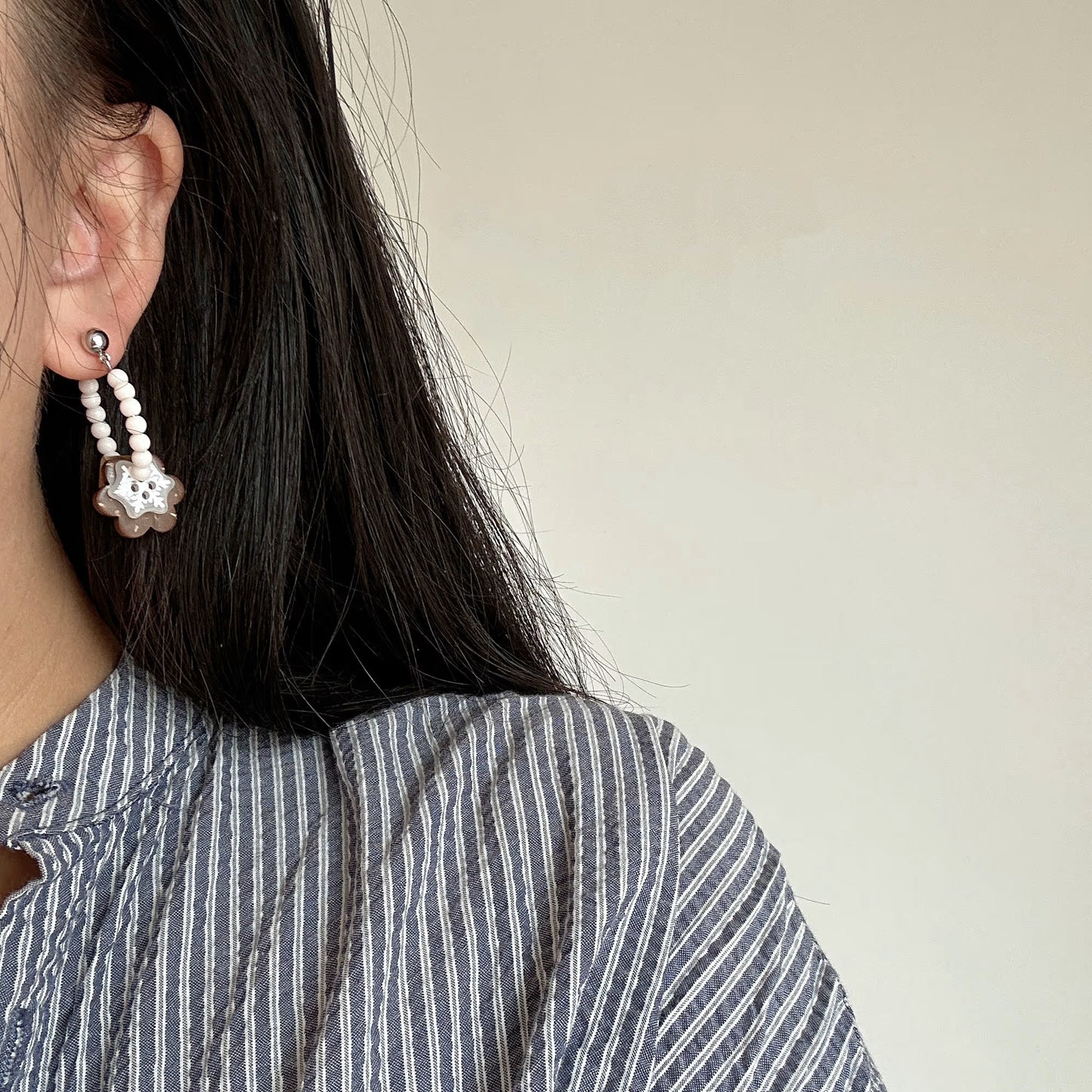 Winter Biscuit Earrings