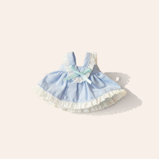 Soft Ribbon Pinafore Dress