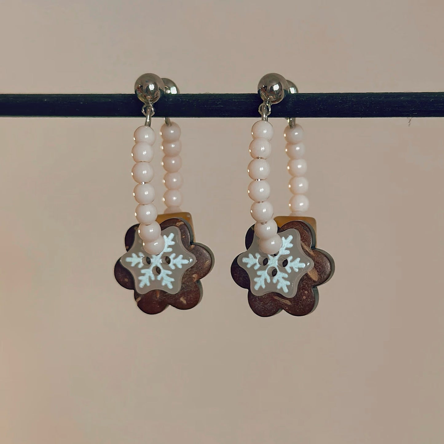 Winter Biscuit Earrings