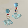Glass Fish Earrings