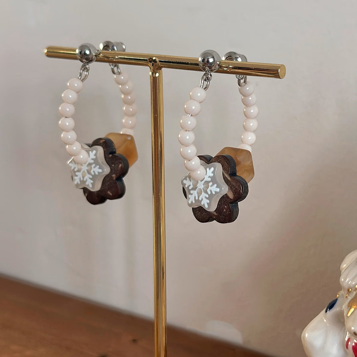 Winter Biscuit Earrings