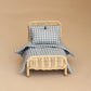 Handmade Wicker Bed Dollhouse Furniture