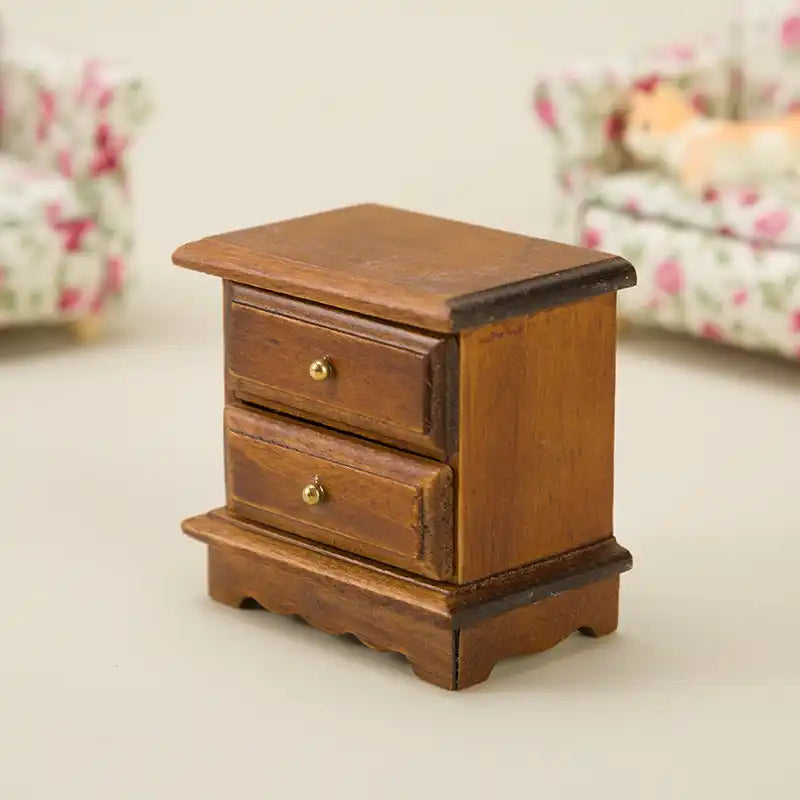 Nostalgia Wooden Bedside Drawer