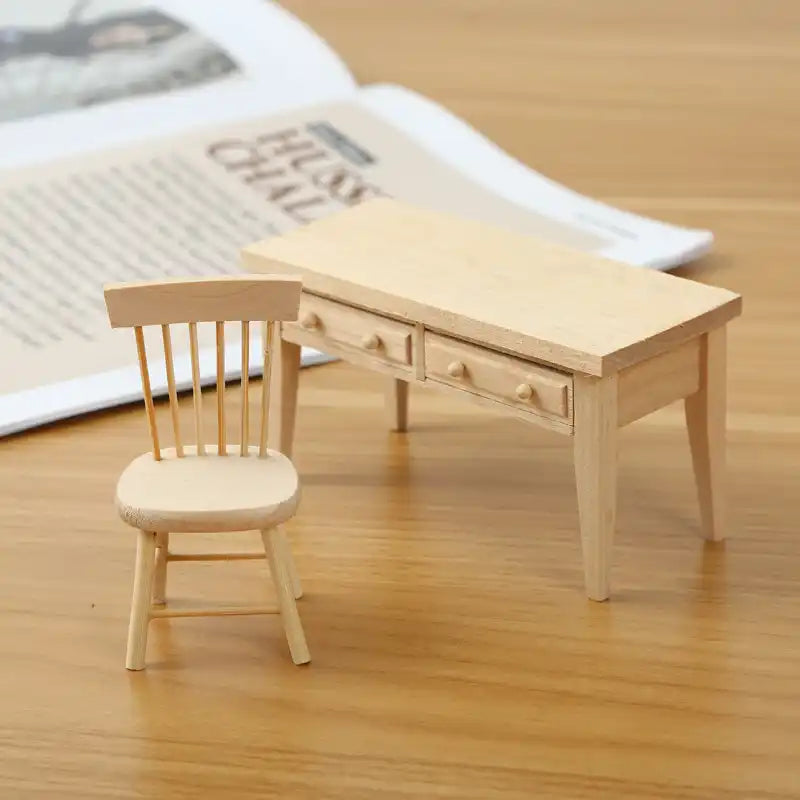 Birch Mini Desk & Chair