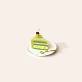 Matcha Green Grape Cake