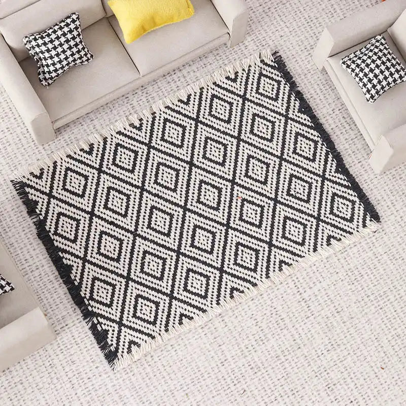 SoftShades Black & White Rug