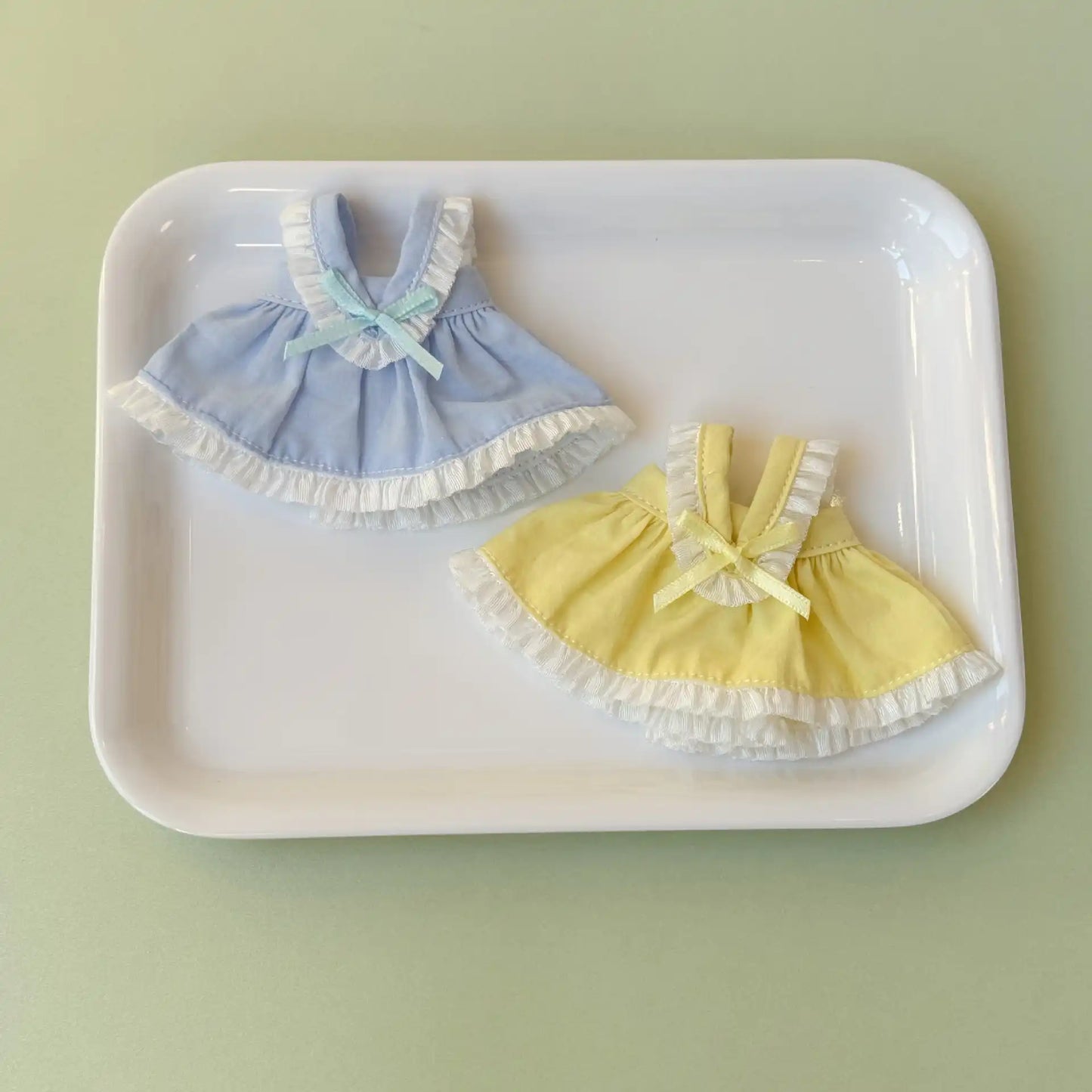 Soft Ribbon Pinafore Dress