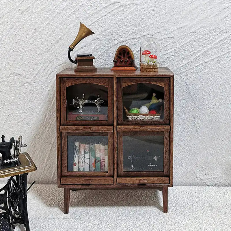 Nordic Style Wooden Mini Cabinet