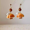 Bread baker croissant earrings