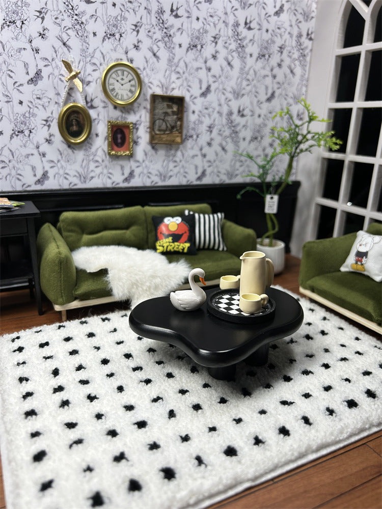 Soft Grid Accent Rug