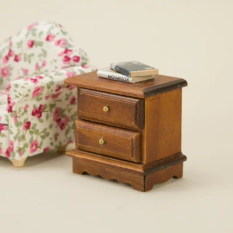 Nostalgia Wooden Bedside Drawer