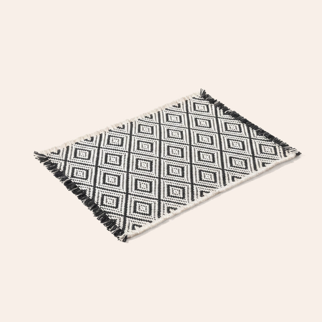 SoftShades Black & White Rug