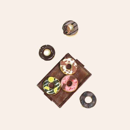 Chocolate Donut (with earrings)