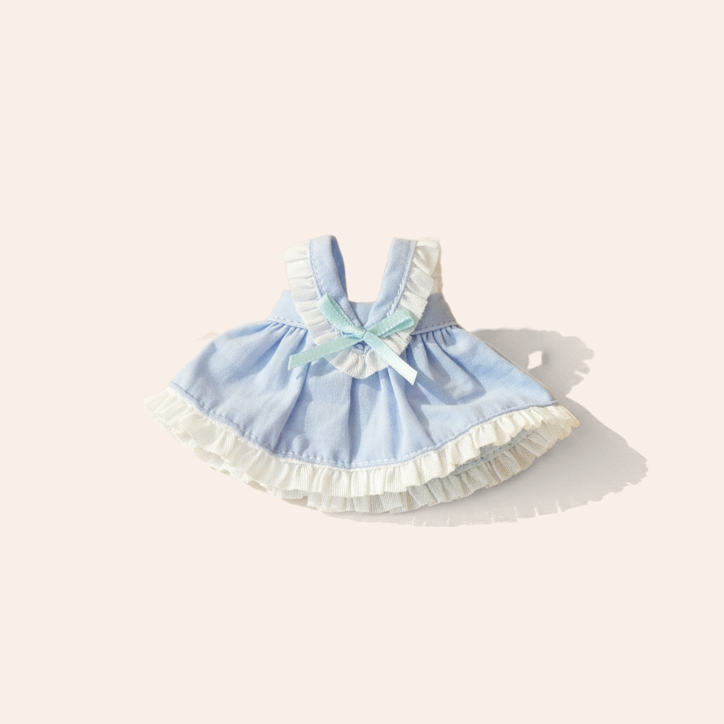 Soft Ribbon Pinafore Dress