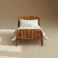 Handmade Wicker Bed Dollhouse Furniture