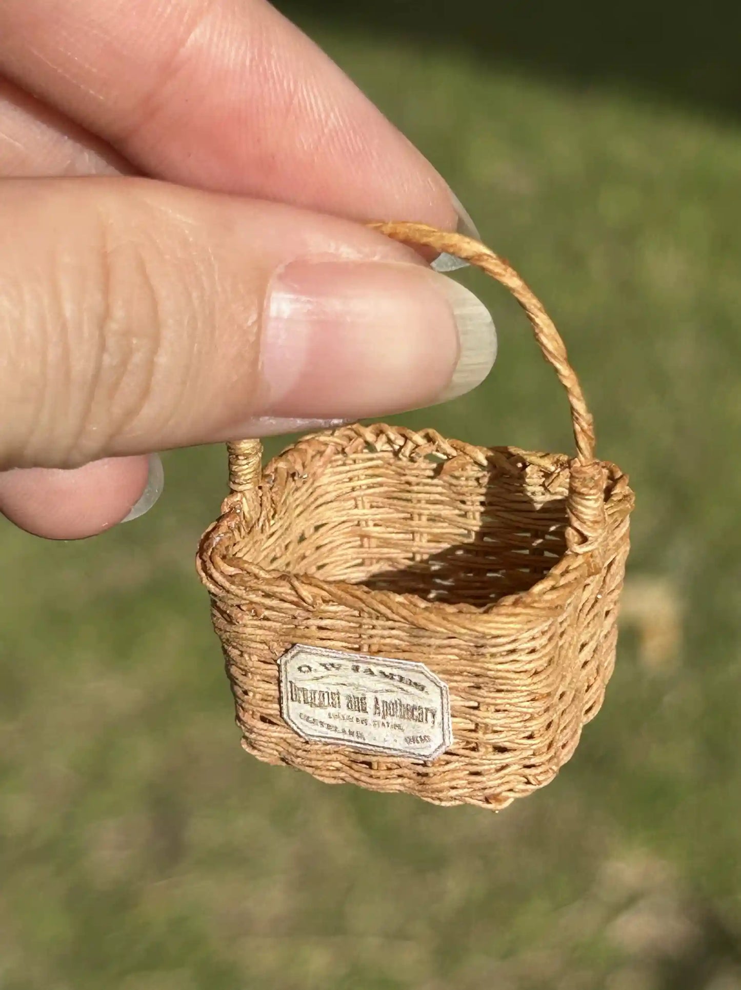 Grass Picnic Basket